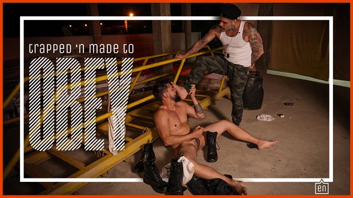 Hex Fetish - Victor Nalla captures and controls Hex in intense Foot Domination (720p ENG-sub) Gay Foot Fetish - Gay Foot Domination - Male Feet - Male Boot - Gay Military