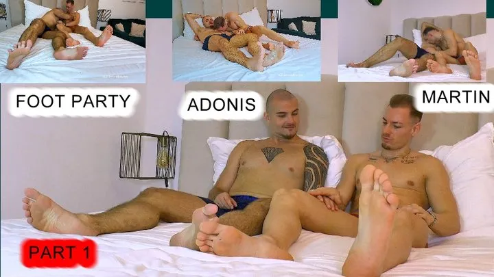 Czechmalefoot Video Store - Foot party Adonis and Martin PART 1