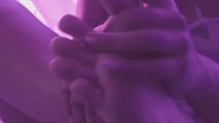 Unicornhunter - Brazilian woman masturbating while massaging a dildo with her foot.