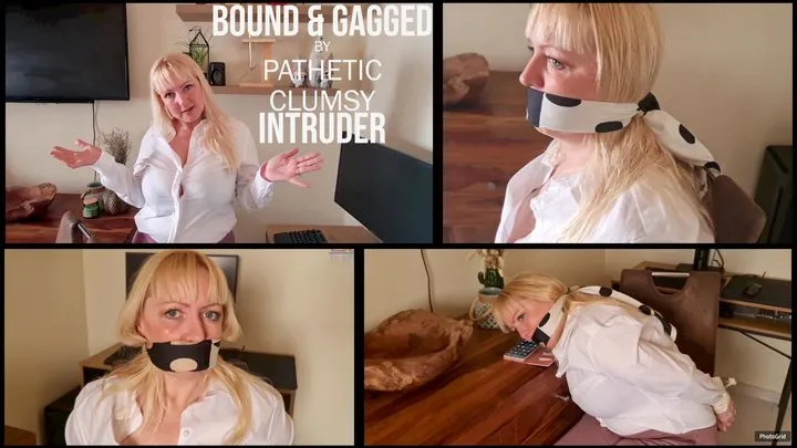 Vc Bound And Gagged Productions - VICTORIA C BOUND AND GAGGED BY PATHETIC CLUMSY INTRUDER MP4 1080p