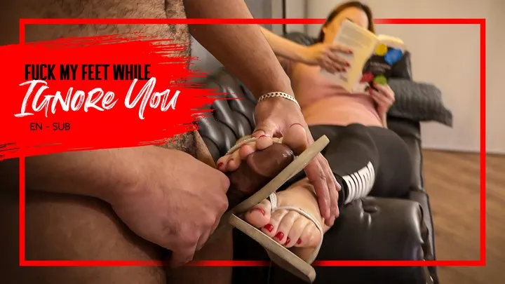 Nara`s Footjob - Nara walks with cummed flip-flops after ignoring foot guy (720 EN-sub) Shoejob - White Flip Flop - Ignore - Foot Fetish - Cum on Shoes - Footjob