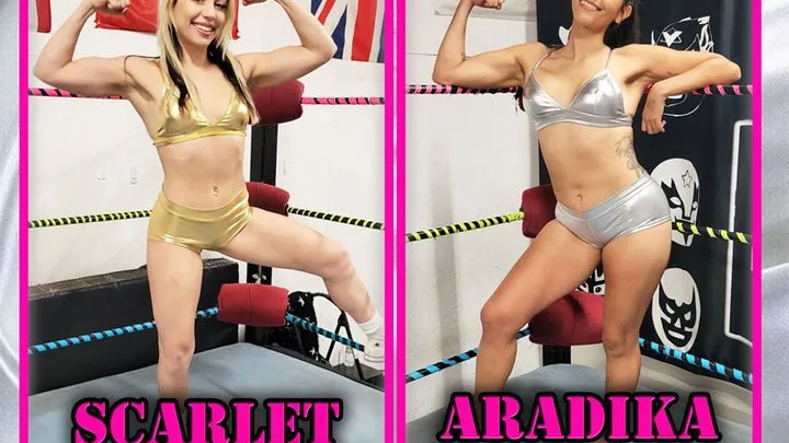 Lucha Girls ~ Female Pro Wrestling - 1253-Beware The Barefoot Tickle - Female Wrestling
