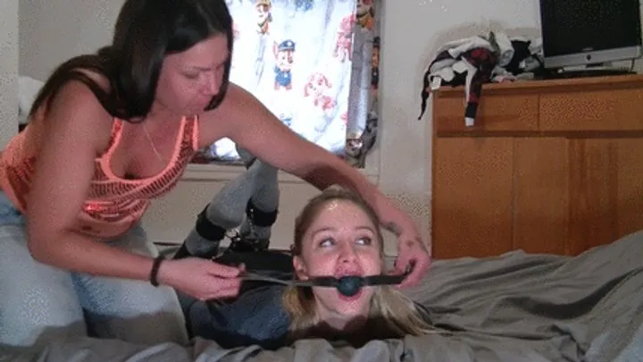 Canadian Foot Teasers - Caroline training Angie (HD)