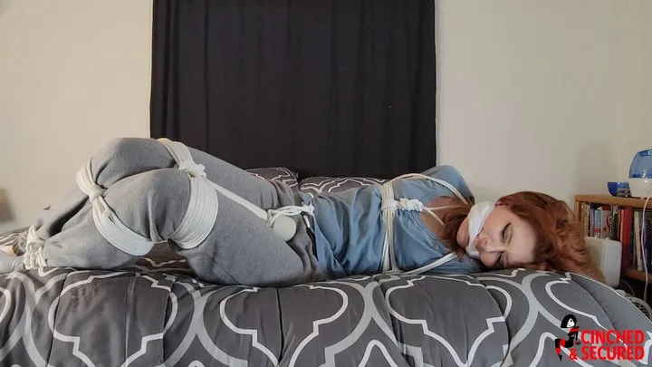 Cinched And Secured - Autumn Dais - Bound Orgasms in Sweatpants (MP4 Format)