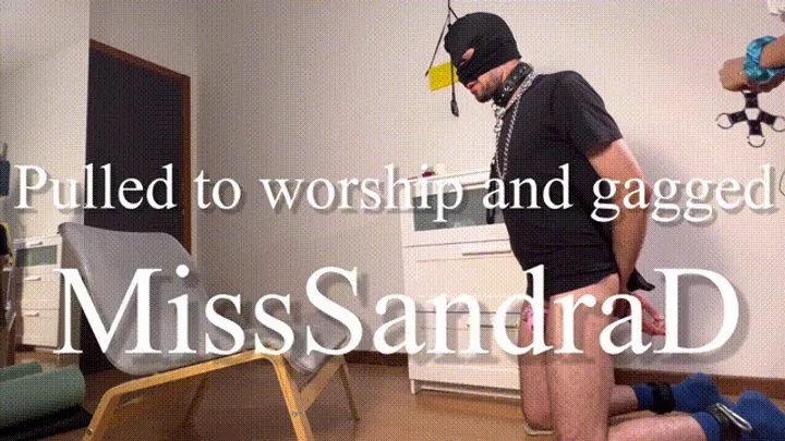 Miss Sandra Domina - Pulled to worship and gagged