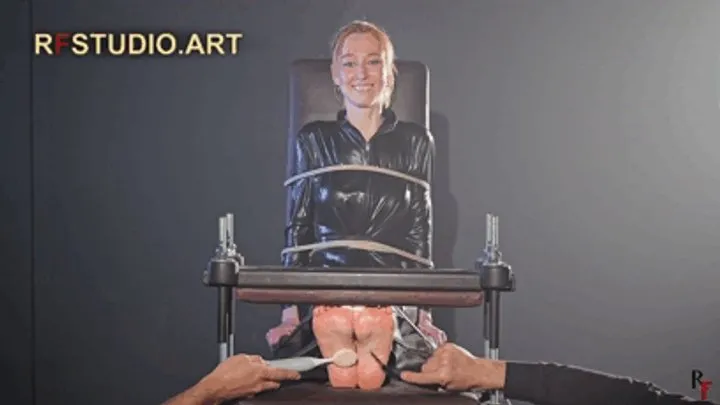 Rf Studio Production - Frida - A Tickle Toy - Catsuit, Toe Press, Ballgag, Blindfolds and Nosehook (FULL HD MP4)
