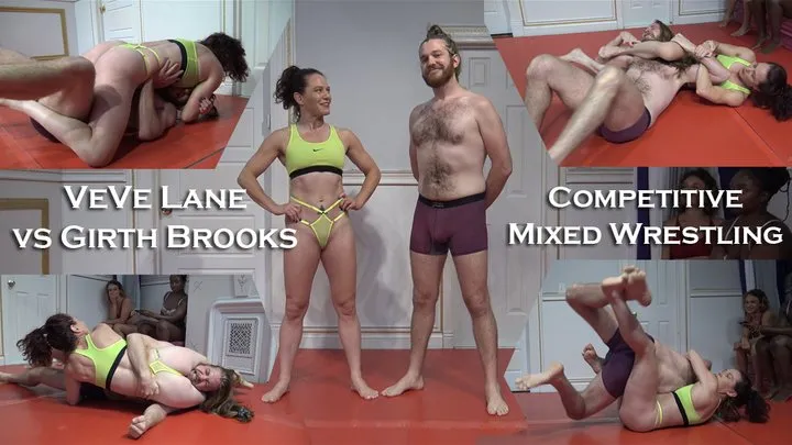 Doom Maidens Wrestling - VeVe vs Girth Brooks: Competitive Mixed Wrestling (Aug 2025)