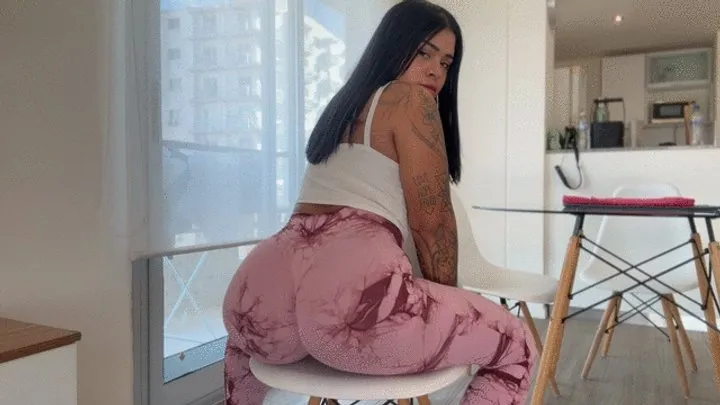 The Fart World - Mila 20 Second Long Fart On A Hard Chair!