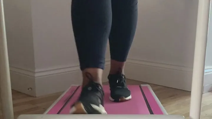 Teal Revel - TEAL REVEL - Cruel Sweat Denial: Black Domme Runs on Treadmill, Zero Foot Show for You