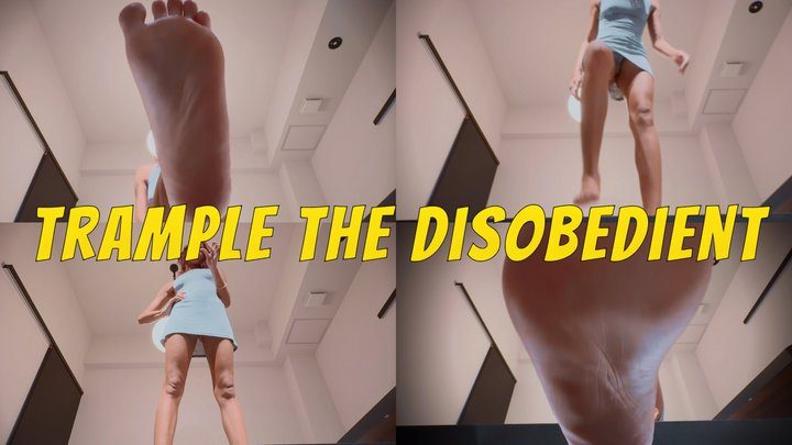 Goddess Rosie Reed - Trample The Disobedient- Ebony Goddess Rosie Reed Foot Fetish Giantess POV Domination- standard definition