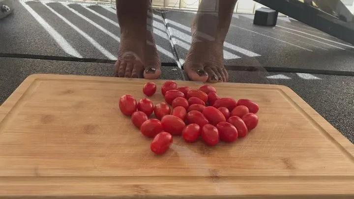 Teal Revel - TEAL REVEL - Sweaty Post-Workout Tomato Sploshing ASMR: Dirty Sole Crush, Taste Tease, and Cherry Chaos