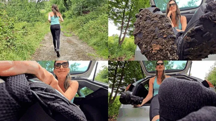 Madame Marissa - Dirty shoes and stinky socks after jogging (small version)