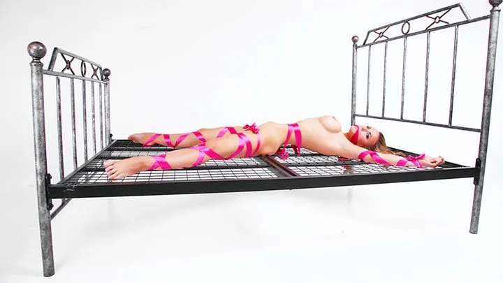 Bound Honeys Exclusive - Spread Wide with Ribbons for Orgasm! HD (WMV)