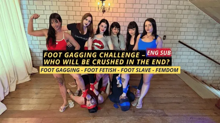 Louise Marcada - Foot Gagging Challenge – Who will be crushed in the end? (1080 EN SUB) - Foot Gagging - Foot Fetish - Challenge - Foot Domination