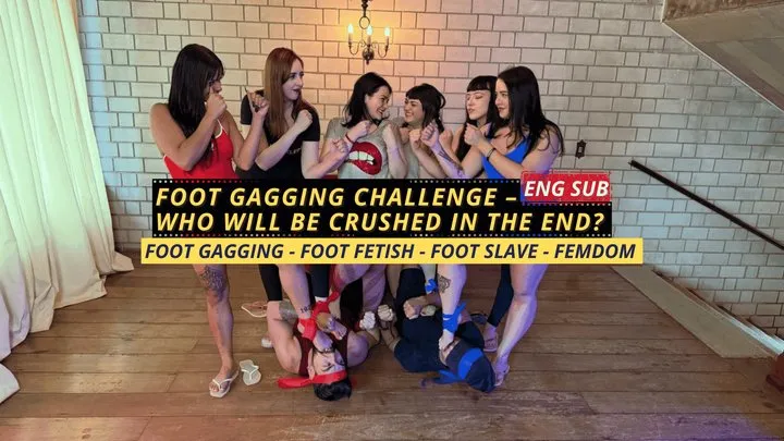 Louise Marcada - Foot Gagging Challenge – Who will be crushed in the end? (720 EN SUB) - Foot Gagging - Foot Fetish - Challenge - Foot Domination