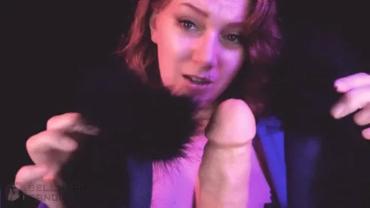 Bellatrix Bandit - Brush and feather tickling my tickle slave part one