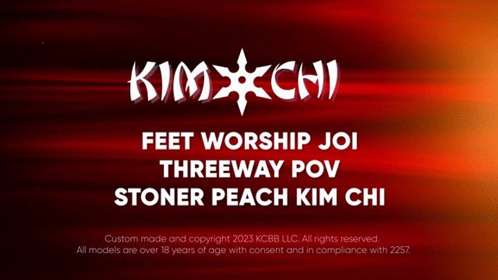 Kinky Custom Creations - Feet Worship JOI Three-way POV with Stoney Baloney and Kim Chi