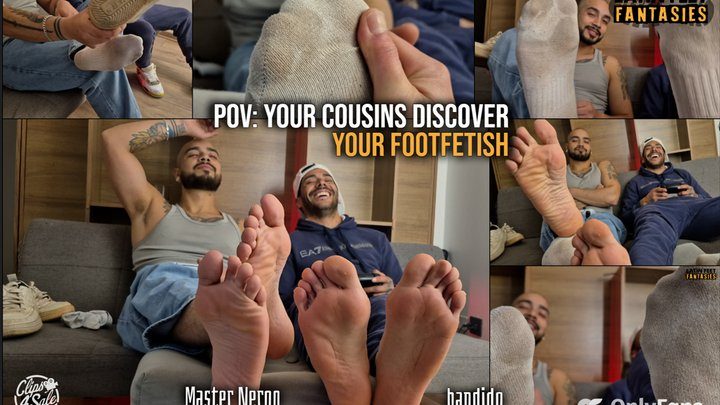 Latin Feet Fantasies - POV YOUR COUSINS DISCOVER YOUR FOOTFETISH