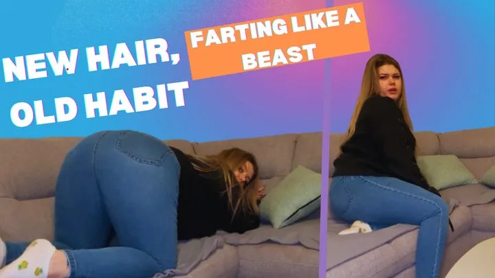 Yourfantasy6190 - New Hair, Old Habit: Farting Like A Beast
