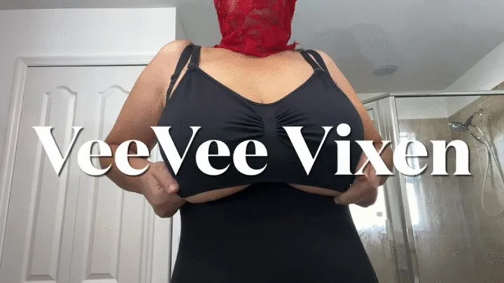 Veevee Vixen - Huge tits bound and dripping Cam 2