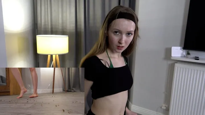Foot Torment Girls In Poland - A painful, professional dance performance on thumbtacks - Cassie
