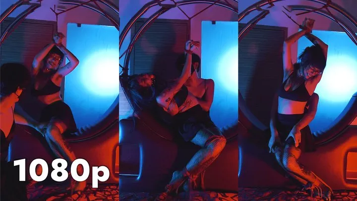 Naeroltheone - Kandie: Blue haired goth tied up and tickled first time - 1080p