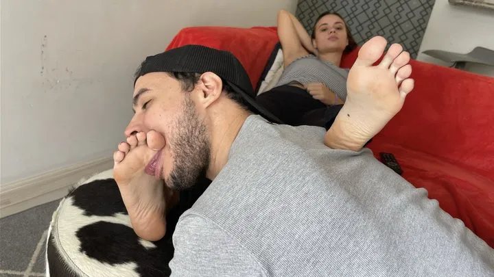Brazilian Domination - Swallowing sweaty feet
