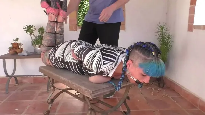 Supertight Bondage Challenges - The Spain Files - Xtremely Tight Zip Tie Challenge from Hogtie to Balltie for Maya Homerton - Part 2 wmv HD