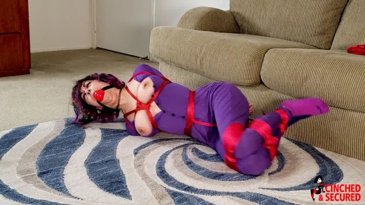 Cinched And Secured - Simone - Bound and Gagged for Good Deed Gone Bad! (WMV Format)