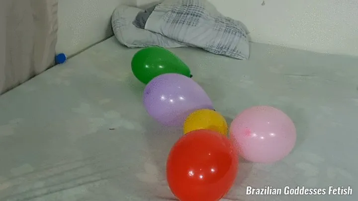 Brazilian Goddesses Fetish - Balloon Fart Challenge - by Anita Perverse and Kiara Nissei - Part 1