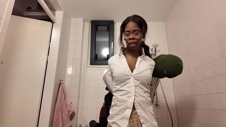 Royaltybondage - Student Princess gets a rude interruption while getting ready for Uni!