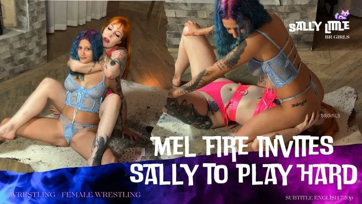 Sally Little - Mel Fire Invites Sally to Play Hard (ENG SUB 720p) WRESTLING MISTED WRESTLING C4STaboo25