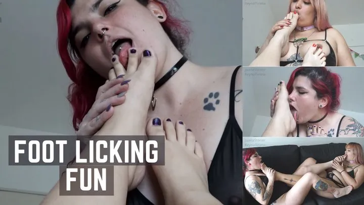 Juana Stone - Foot licking fun