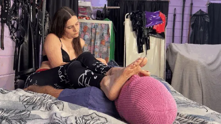Dirty Priest Femdom Store - Footsmelling handjob with Mistress ignoring (small4phone)