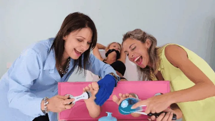 Tickling And Laughing Experiences - Tickle Interrogation: Spy training ( FOOT TICKLING )