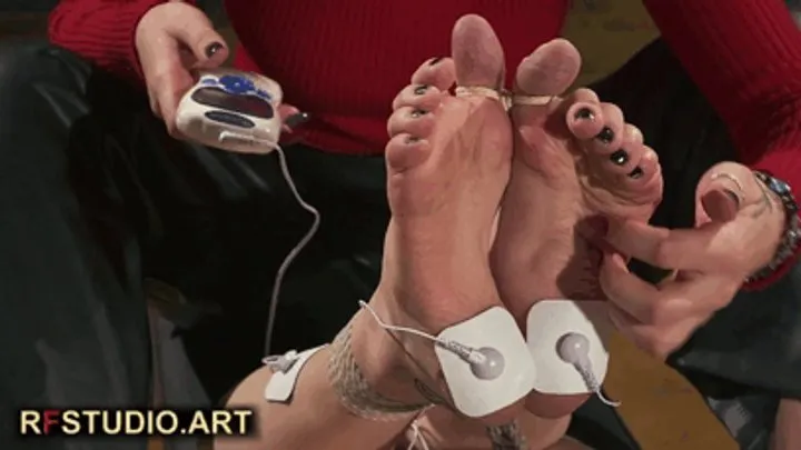 Rf Studio Production - Foxy - Astrid’s Revenge! Hogtied Foot Tickling and Electro Play (FULL HD MP4)