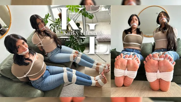 Kinkylifestyle - Tied Toes for 2 - Babysitter Mara Didn't Pay Attention To Simona