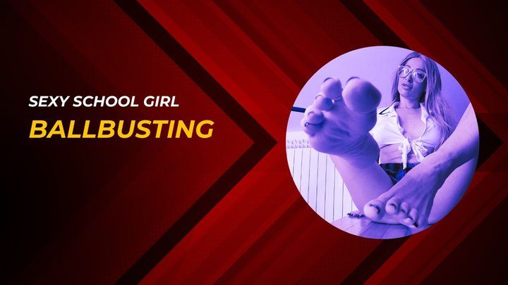 Martial Fetish - Sexy school girl ballbusting