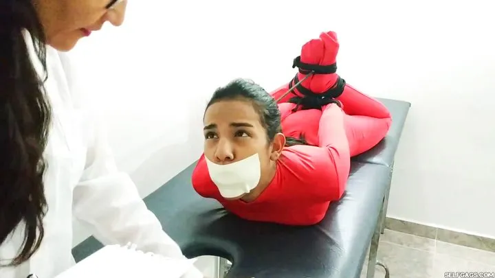 Selfgags - My Psychiatrist Left Me Strictly Hogtied And Gagged In Her Clinic!!! (4K Ultra HD)
