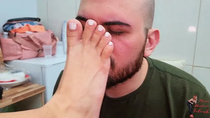 Manu Albertine Feet - Foot gagging teen, part 2, by Lua Vulgo and Slave, FULL HD
