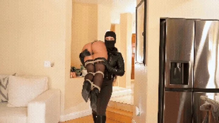 Tillytown - Bound and Carried Away (HD MP4) Raven Lynette and Tilly McReese: Gagged, Gag Talk, Rope Bondage, Chest Harness, Hog Tied, OTM