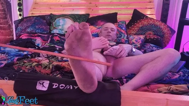 Ladsfeet And Tickling - Bastinado Machine Caged Footjob HD