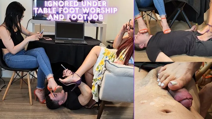 7g     7 Goddesses Feet Fjobs Ballb - Goddess Kiffa Vitoria Vonteese - IT Guy Ignored Under table Foot Worship and Footjob at the office - FOOT WORSHIP - FOOTJOB - FEMDOM - FOOT DOMINATION - FOOT HUMILIATION - SOLES - HIGH HEELS - SHOE WORSHIP - FOOTSTOOL - CUMSHOT -