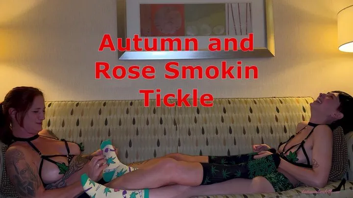 Autumns Below The Belt Fantasies - Autumn and Smoking Rose Candid Smoking Tickle With Foot Tickling