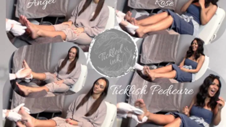 Tickled Ink - Lauren & Scarlett: Tickle Spa Pedi