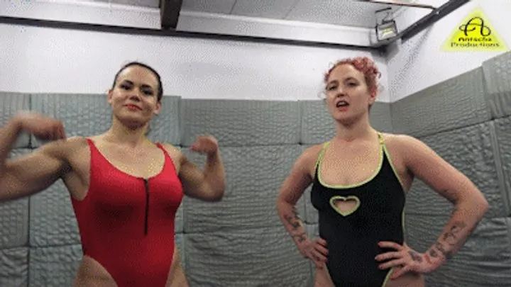 Antschas Wrestling And Fetish Store - Dolly vs Bambi female wrestling