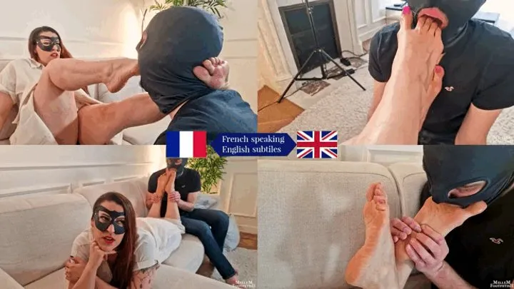 Mellemfootfetish - My Feet Fill His Mouth – Perfect Submission - FOOT WORSHIP - FOOT GAGGING - FEMALE DOMINATION - FOOT DOMINATION - FOOT FETISH - TOE SUCKING