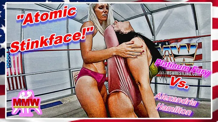 Modest Moms Wrestling - Atomic Stinkface!