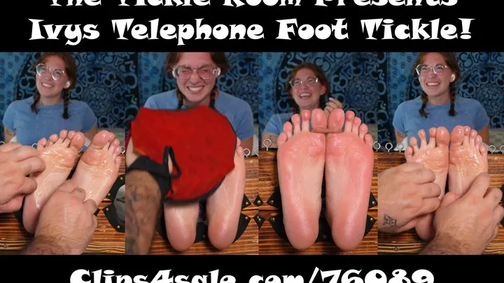 The Tickle Room - Ivys Telephone Foot Tickle!