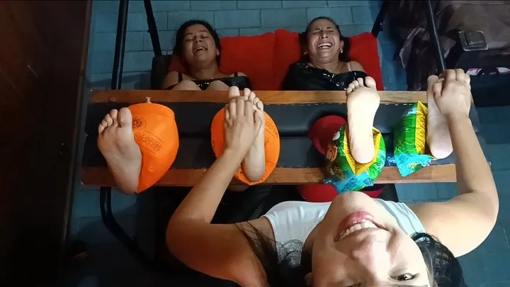 The Most Ticklish - Soles Up Tickle Madness Part 3: Naz Gives Edi & Yexica an Extreme Foot Tickling!!